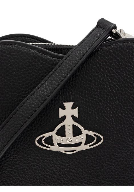 Black Louise Heart cross body bag Vivienne Westwood - women VIVIENNE WESTWOOD | 4803000TWS000DN403